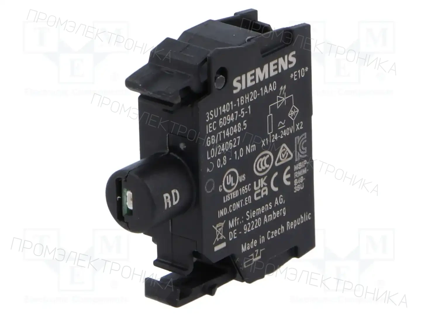 SIEMENS 3SU1401-1BH20-1AA0 — Панельные аксессуары стандартные