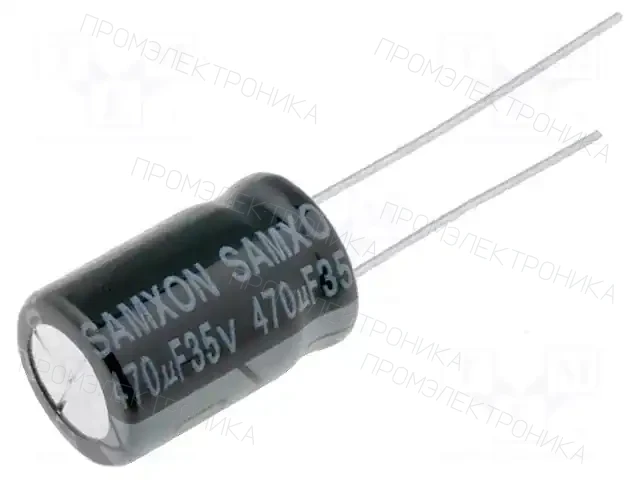 SAMXON KM 470U/35V — Конденсаторы электролитические THT