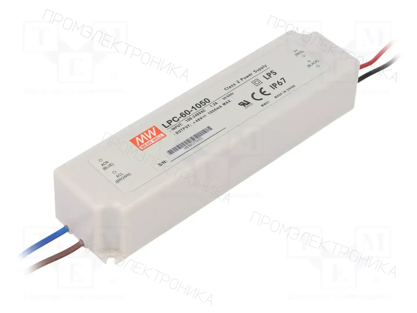 MEAN WELL LPC-60-1050 — Блоки питания для LED