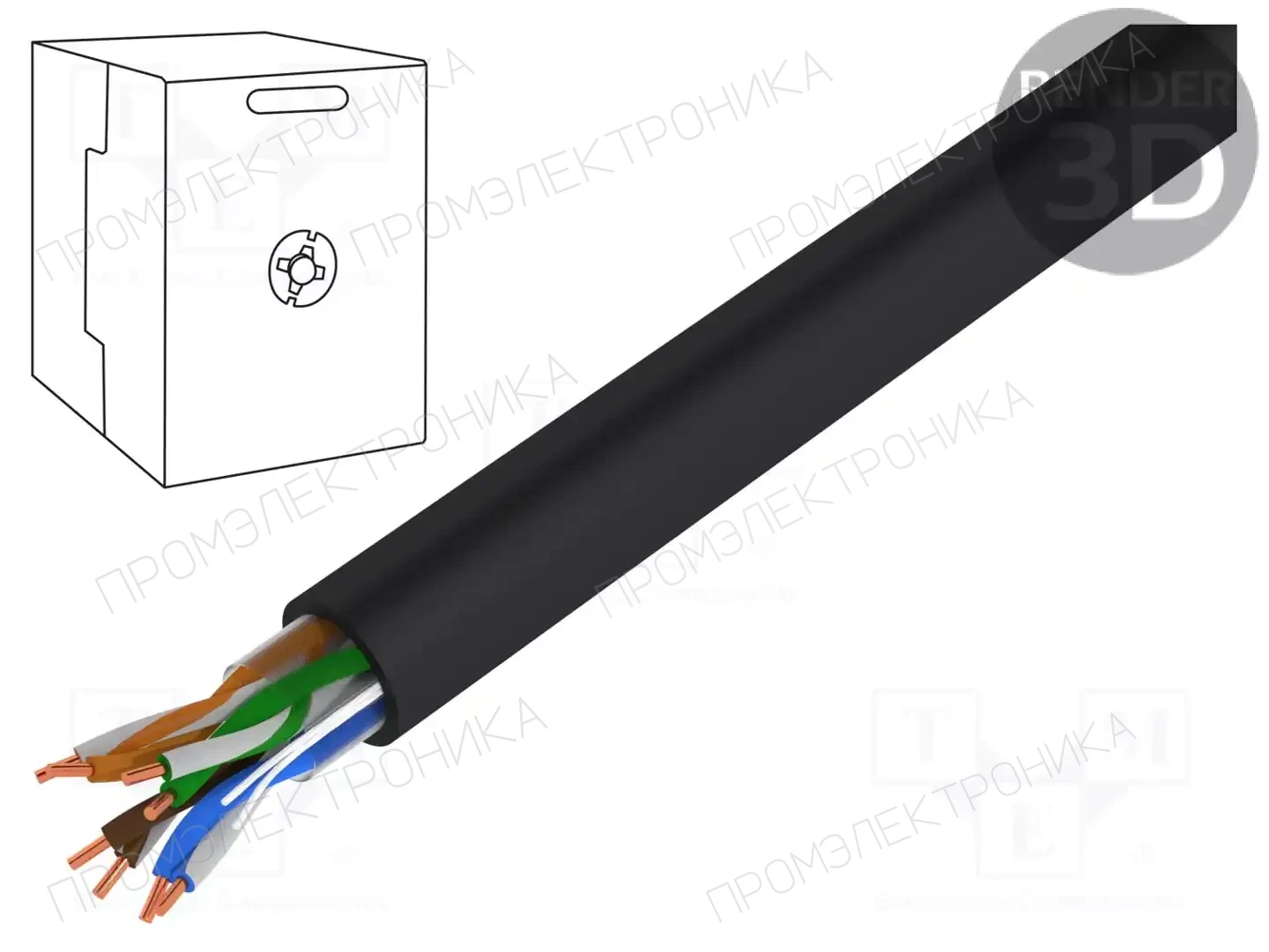DIGITUS DK-TP512-1 — Провода телекоммуникационные