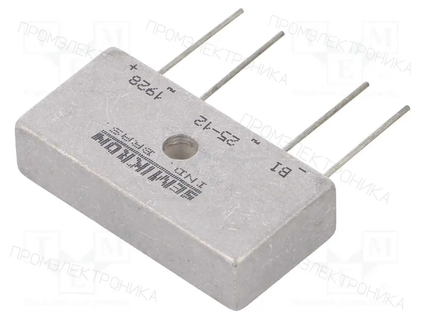 SEMIKRON DANFOSS BI 25/12 07639430 — Однофазные мосты диодные плоские