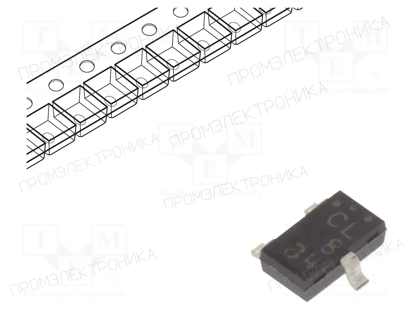 onsemi 30C02CH-TL-E — Транзисторы NPN SMD