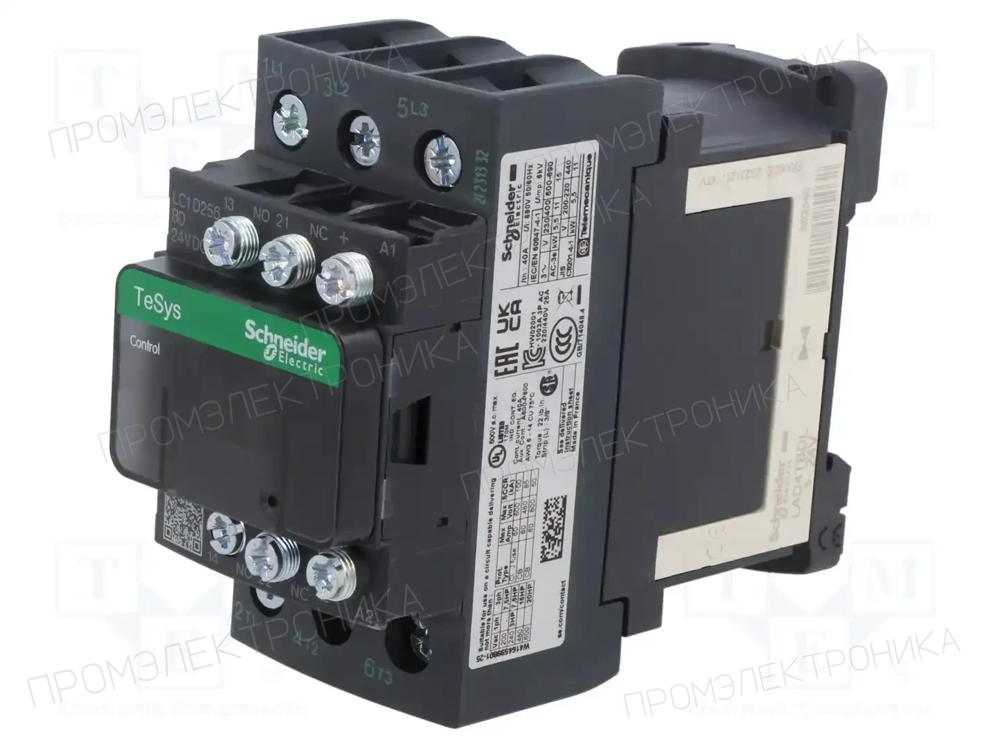 SCHNEIDER ELECTRIC LC1D256BD — Контакторы - главные модули