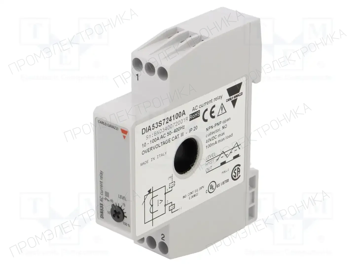CARLO GAVAZZI DIA53S724100A — Контрольные реле