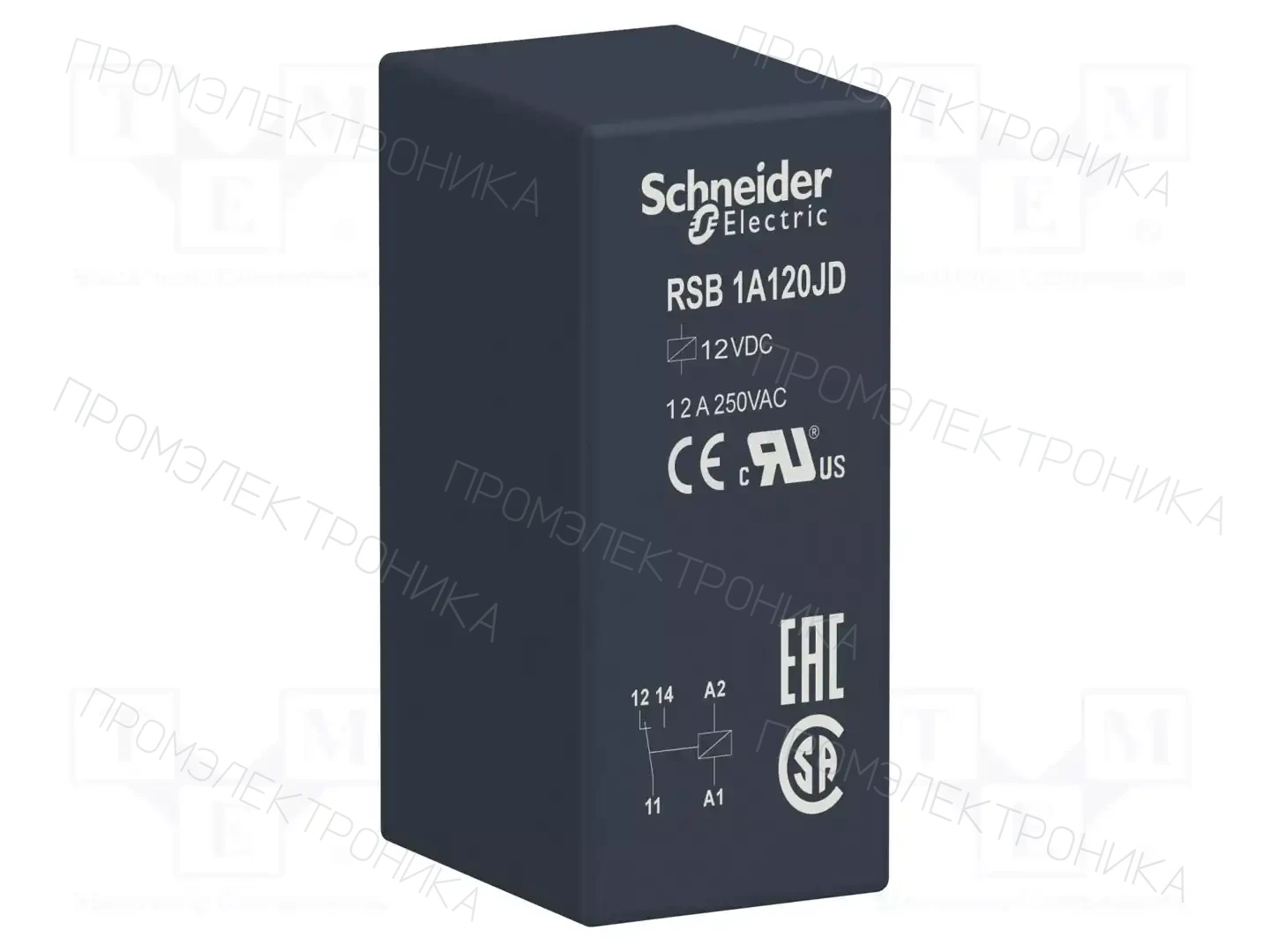 SCHNEIDER ELECTRIC RSB1A120JD — Реле электромагн. миниатюрные