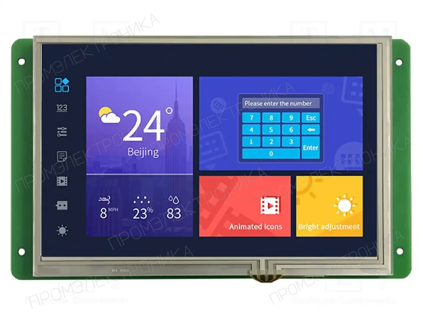 Dwin Technology DMG12800T070_01WTR — Интеллигентные дисплеи