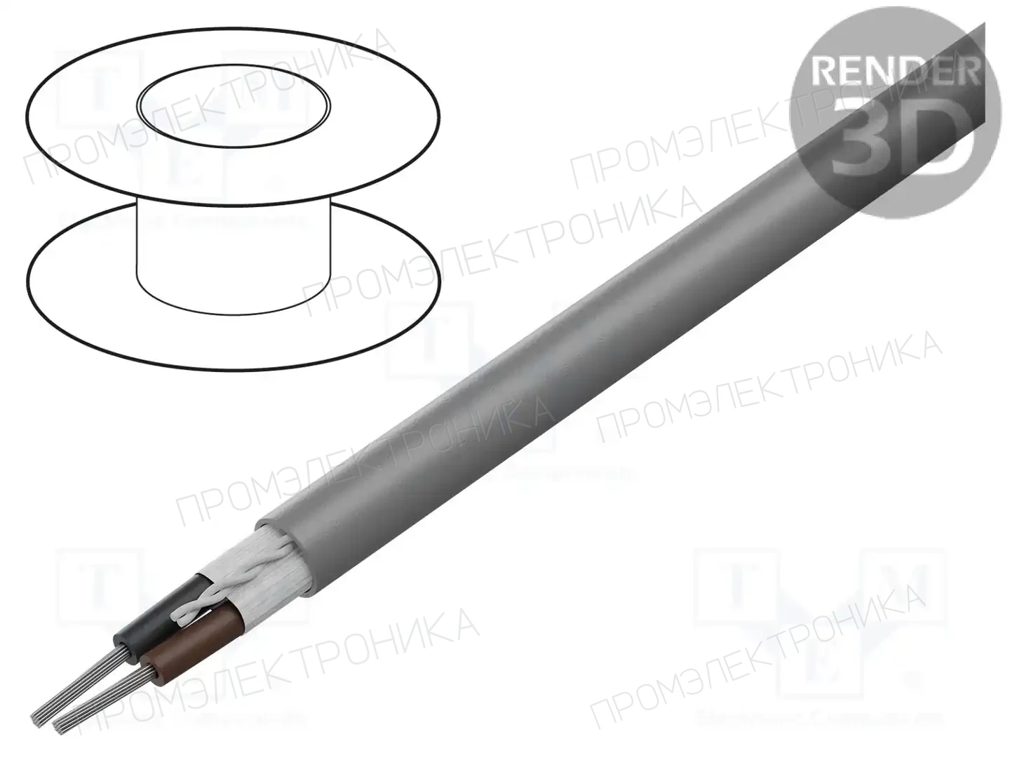 ALPHA WIRE 5012C SL005 — Провода многожильные неекранированные