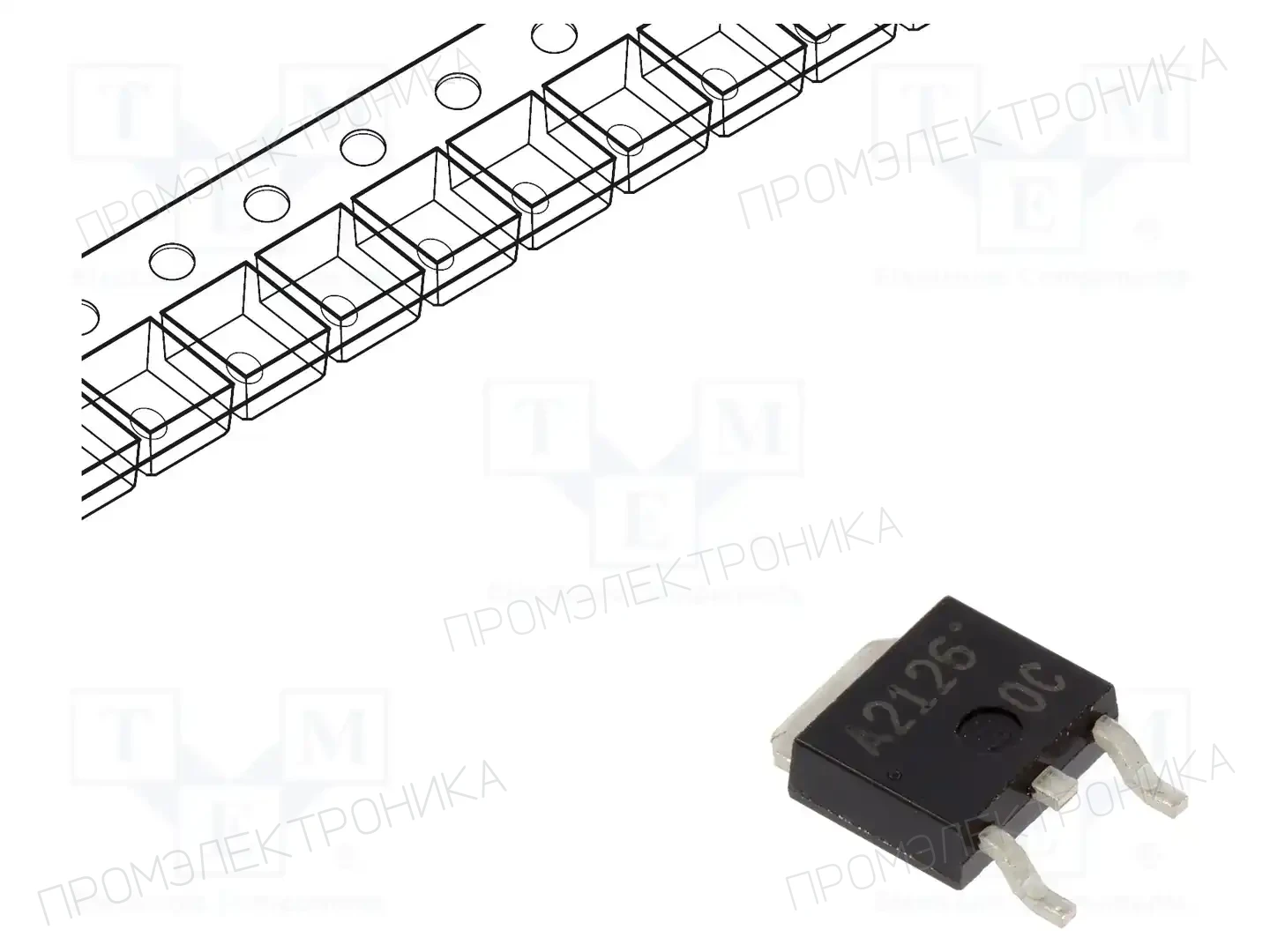 onsemi 2SA2126-TL-H — Транзисторы PNP SMD