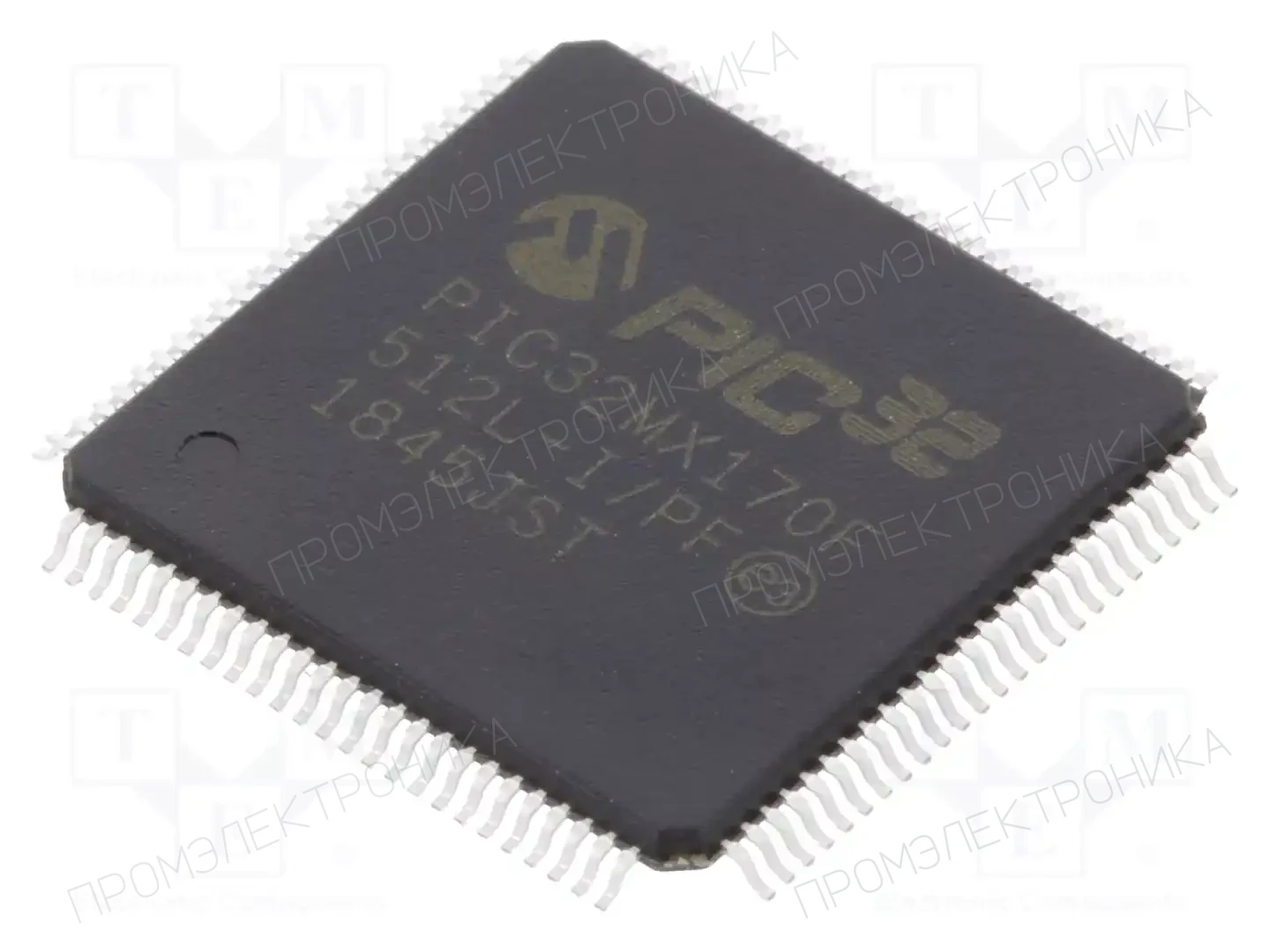 Microchip Technology PIC32MX170F512L-I/PF — Линейка PIC32 32-bit