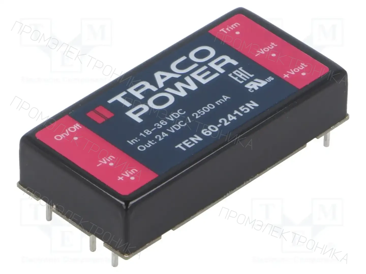 TRACO POWER TEN 60-2415N — Преобразователи DC/DC