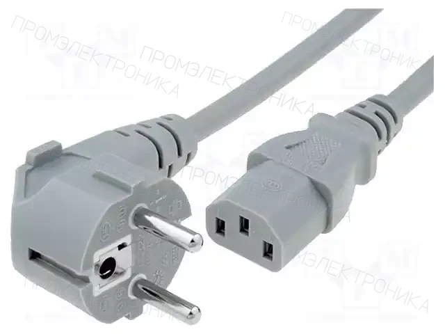 LIAN DUNG LT322+501 H05VV-F 3X1.0 1.8M GRY — Кабели питания компьютерные и универс