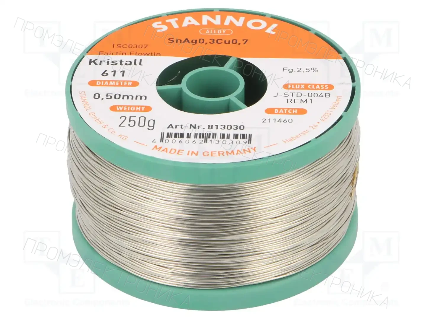STANNOL 813030 — Паяльные провода бессвинцовые