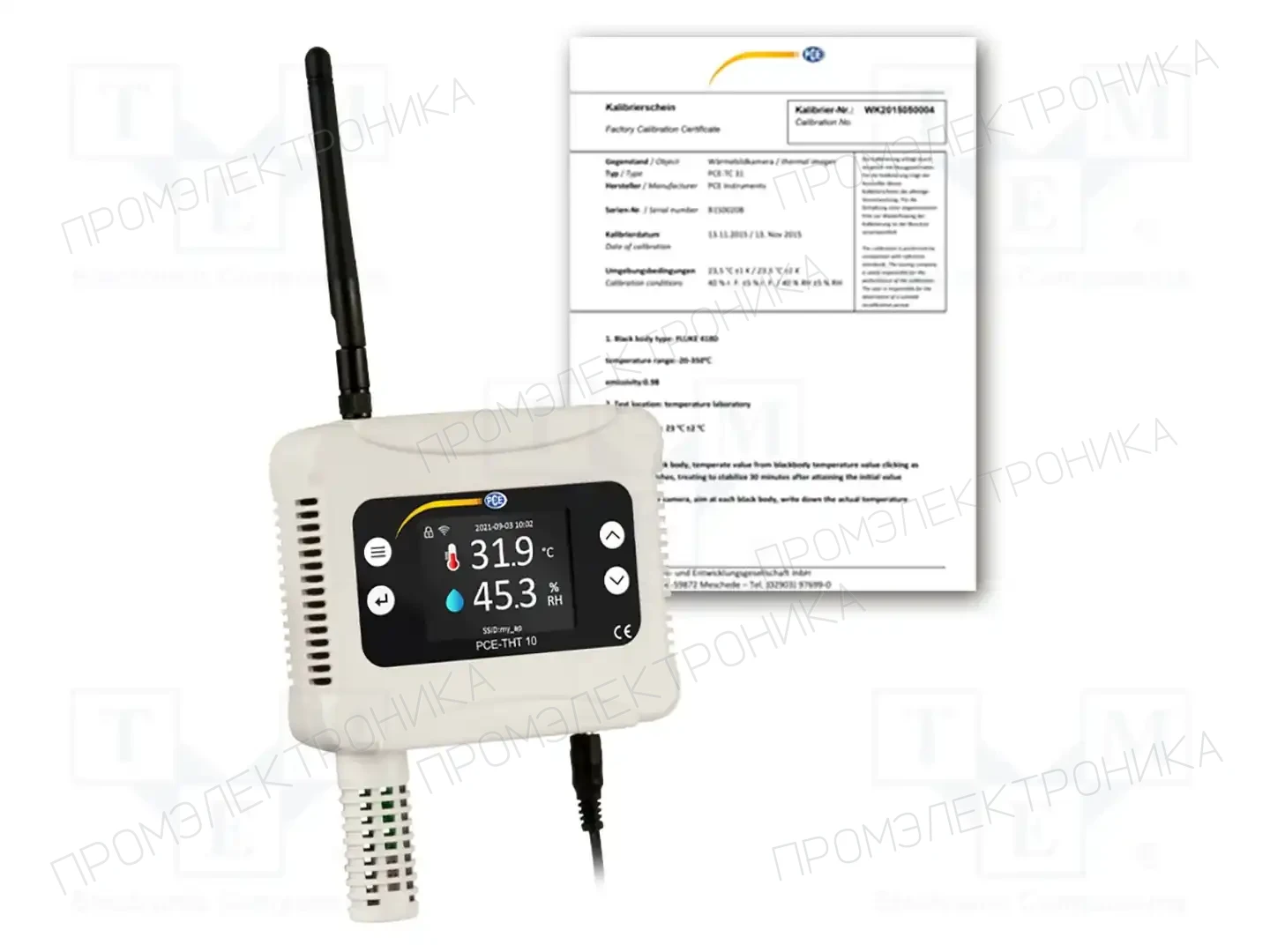 PCE INSTRUMENTS PCE-THT 10-ICA — Регистраторы температуры и влажности