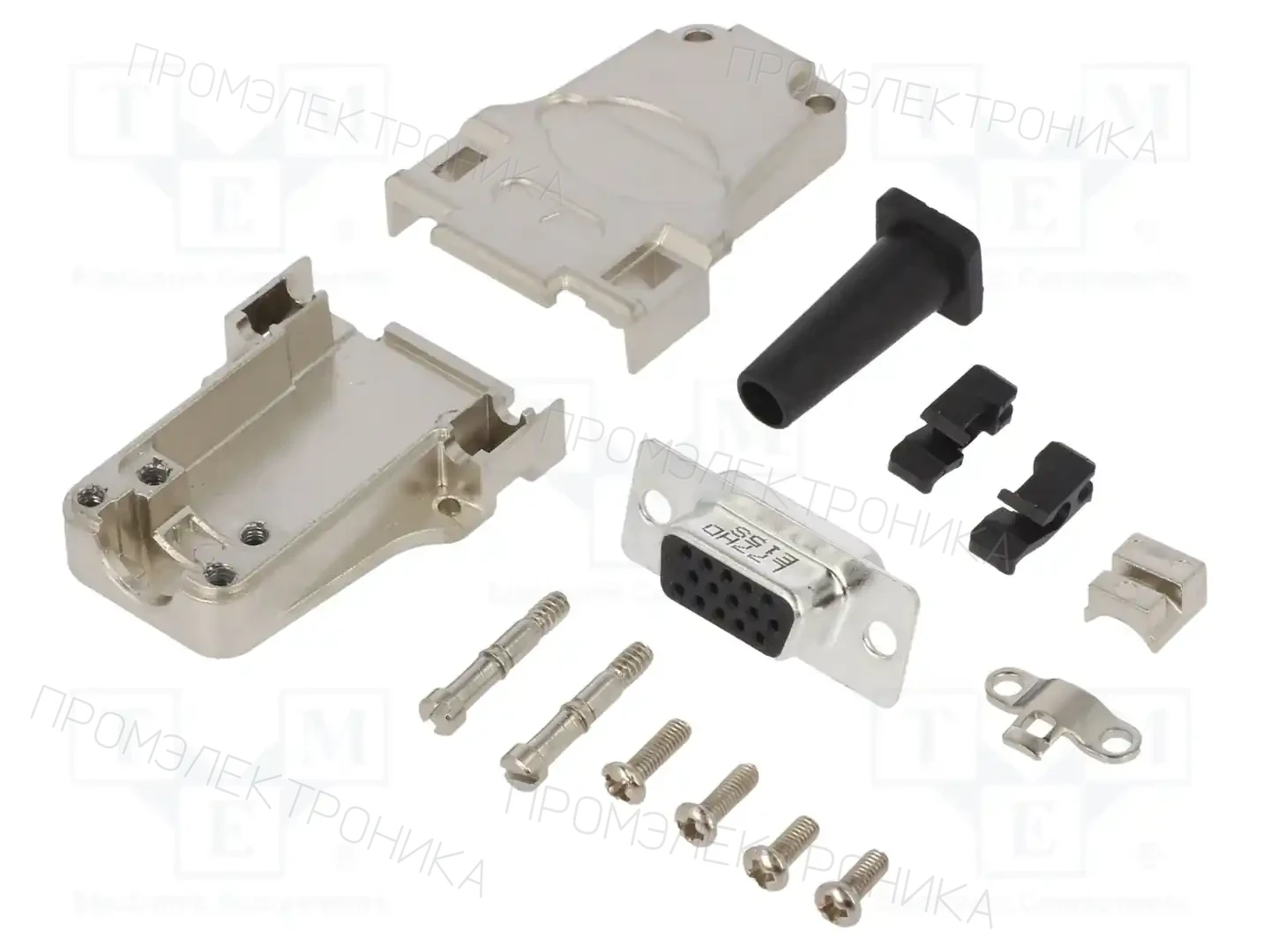 AMPHENOL COMMUNICATIONS SOLUTIONS L17DTZF09-RG+L77HDE15S — Комплектные штекеры D-Sub