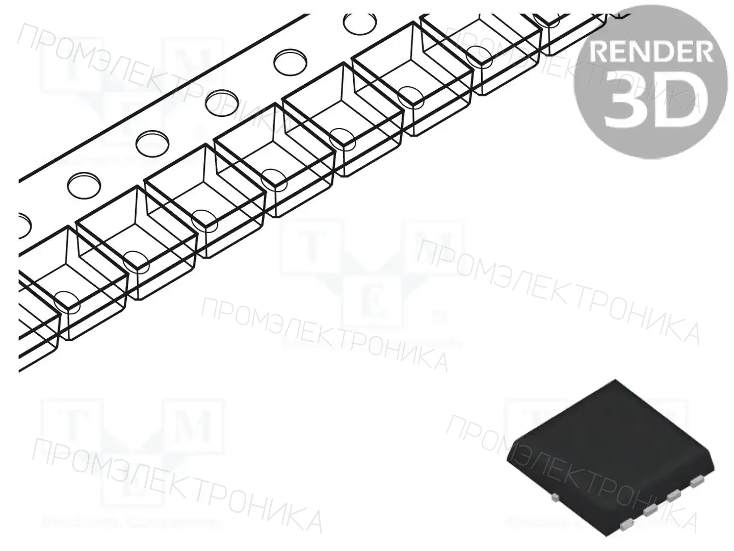 onsemi FDMS86520L — Транзисторы с каналом N SMD