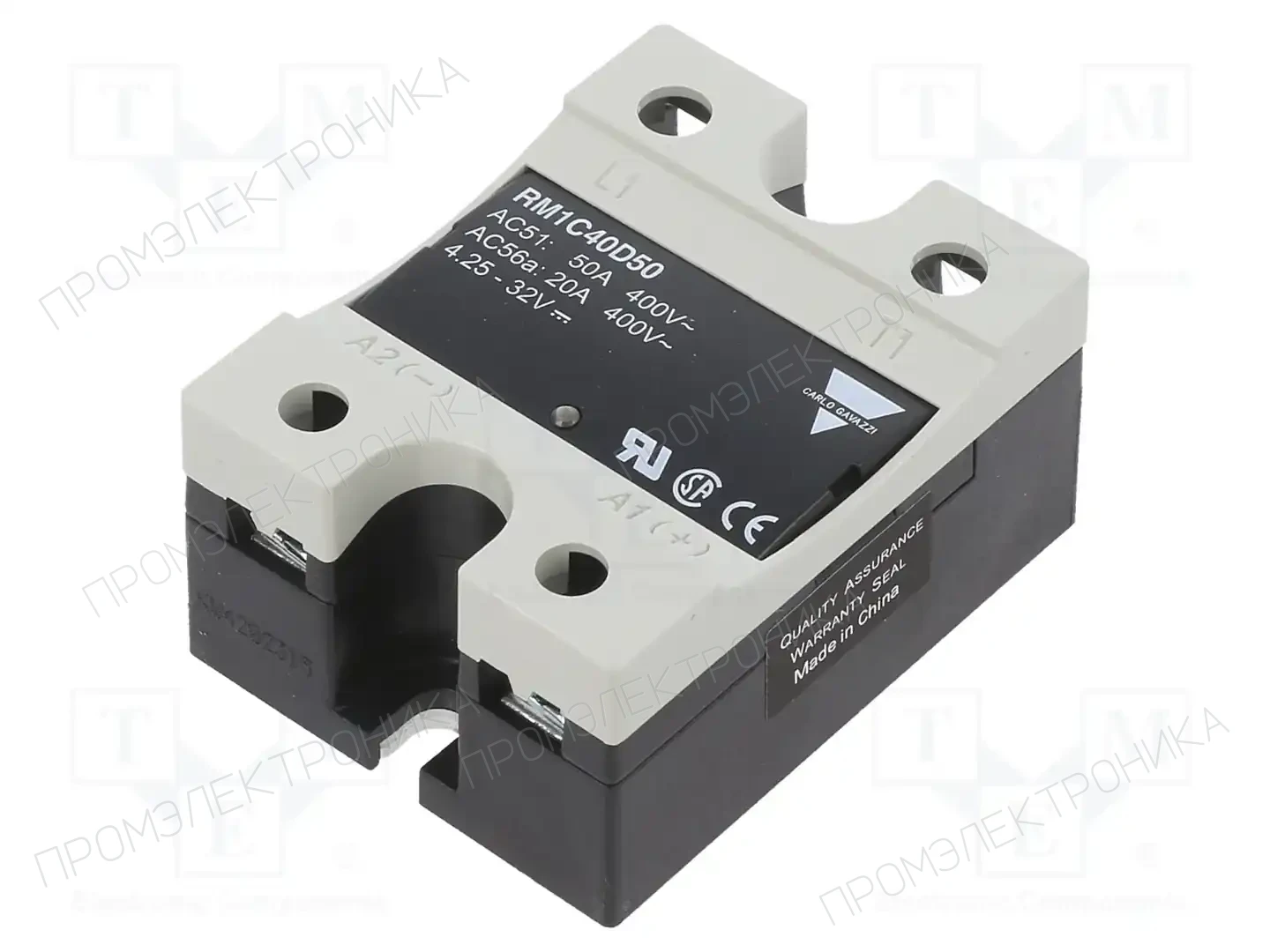 CARLO GAVAZZI RM1C40D50 — Реле SSR однофазные