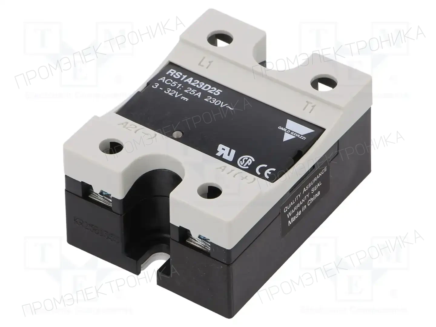 CARLO GAVAZZI RS1A23D25 — Реле SSR однофазные