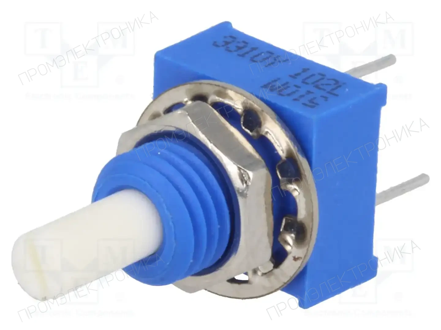 BOURNS 3310Y-001-102L — Потенциометры одноооб. из пров. пластика