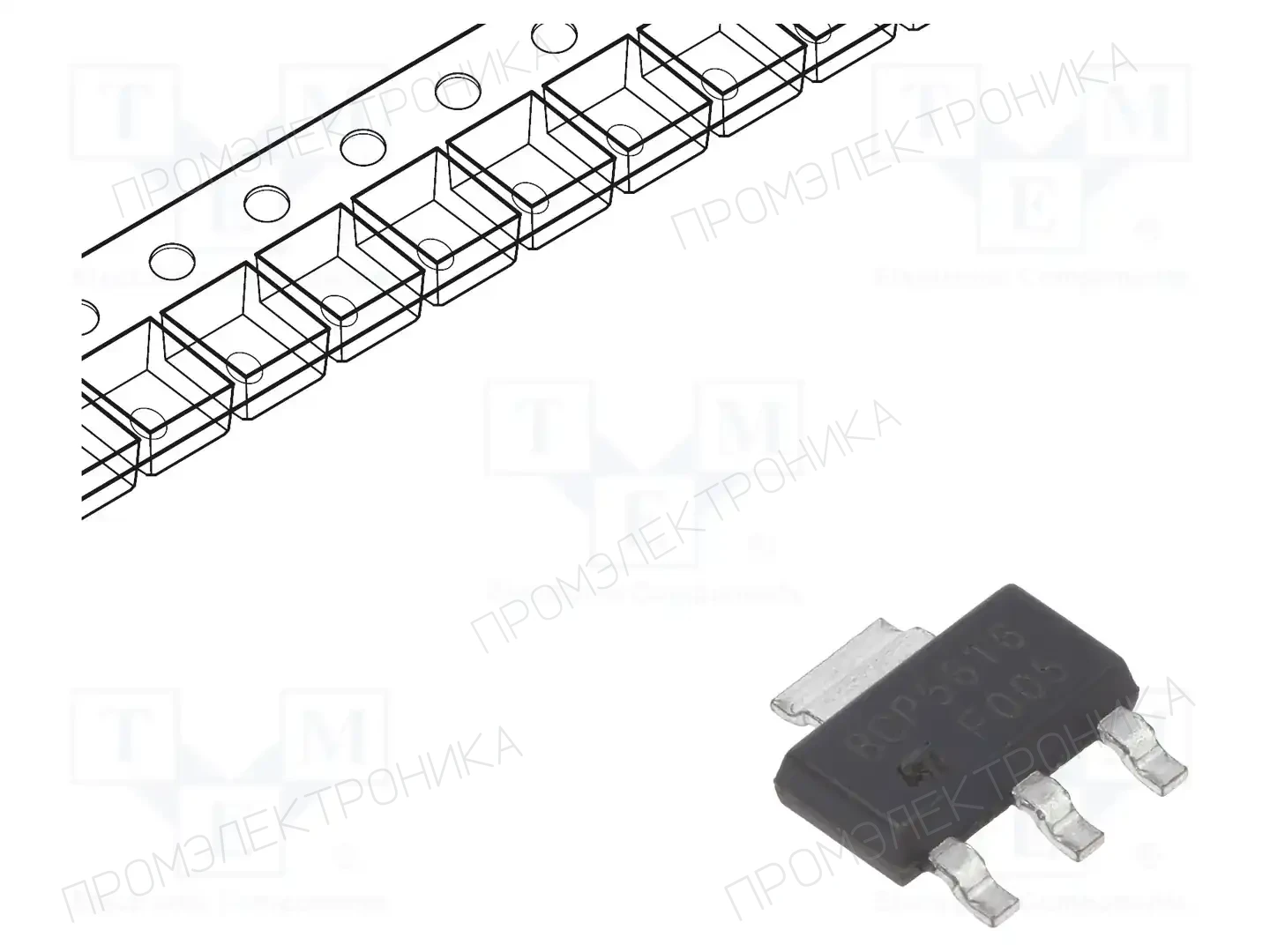 STMicroelectronics BCP56-16 — Транзисторы NPN SMD