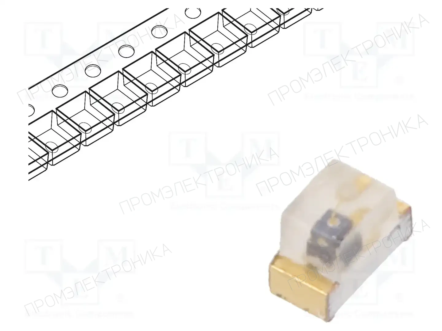 KINGBRIGHT ELECTRONIC KP-1608SF4C — Инфракрасные LEDы