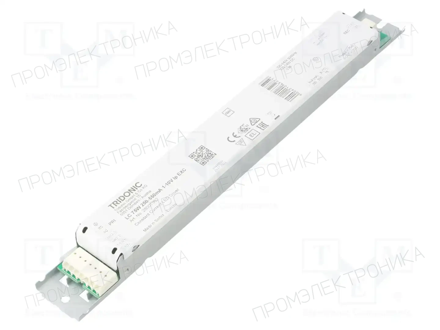 TRIDONIC LC 75W 250-550MA 1-10V LP EXC — Блоки питания для LED