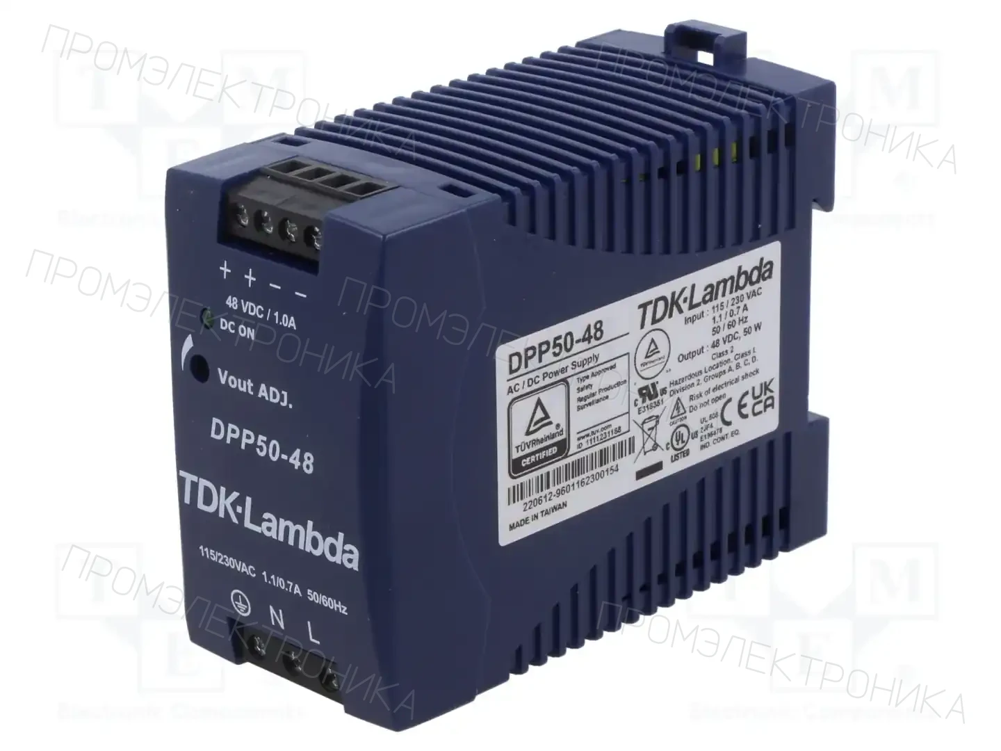 TDK-LAMBDA DPP50-48 — Блоки питания на DIN-рейку