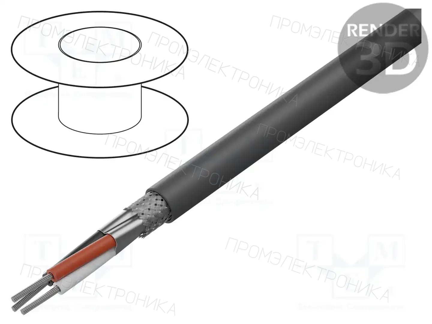ALPHA WIRE 79219 SL005 — Провода многожильные экранированные