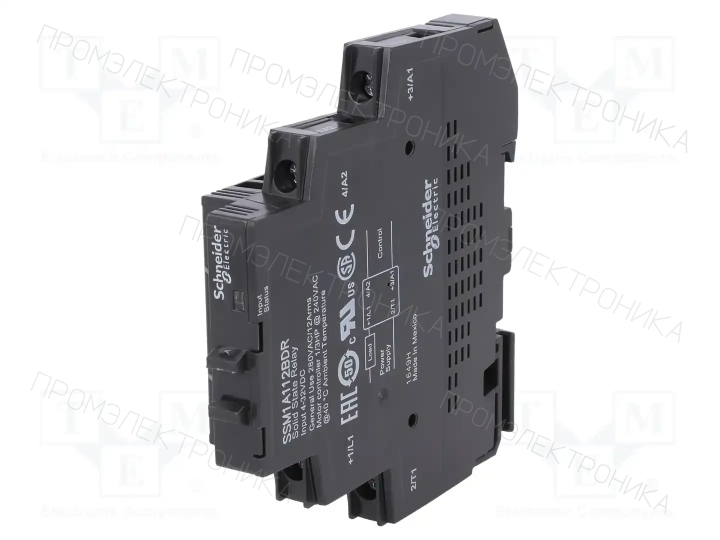 SCHNEIDER ELECTRIC SSM1A16BD — Реле SSR однофазные