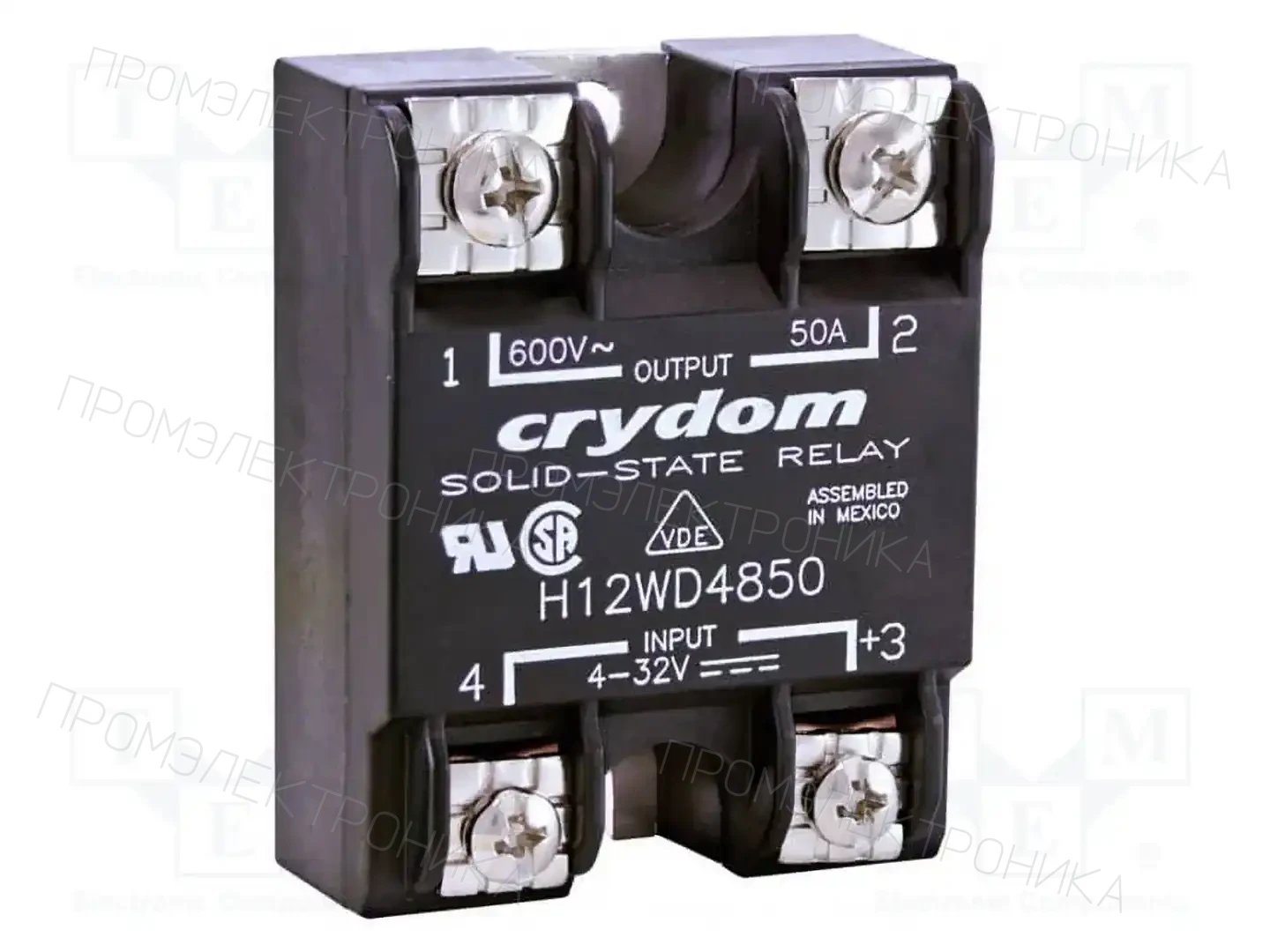 SENSATA / CRYDOM H12WD4875PG — Реле SSR однофазные