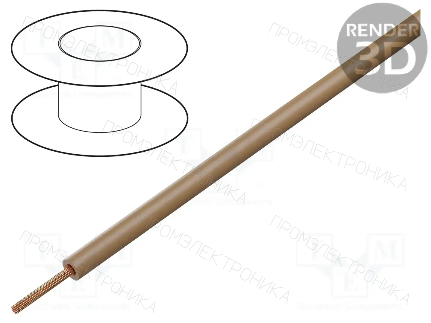 BQ CABLE TLY0.12-BN — Провода одножильные - тросик