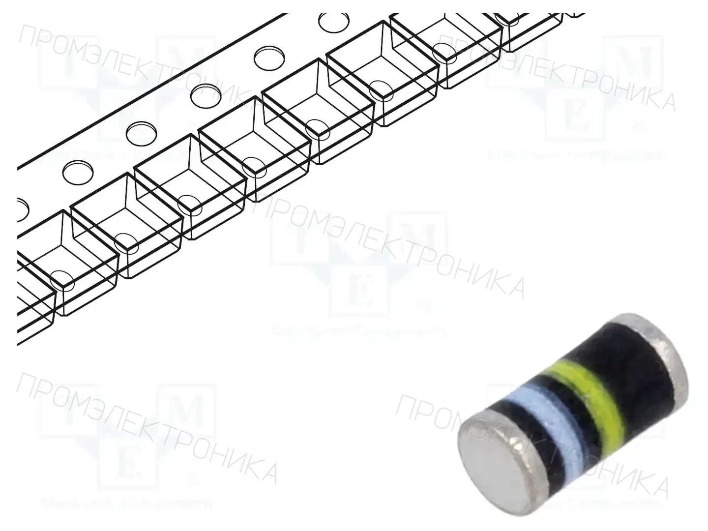 VISHAY GL41G-E3/96 — Универсальные диоды SMD