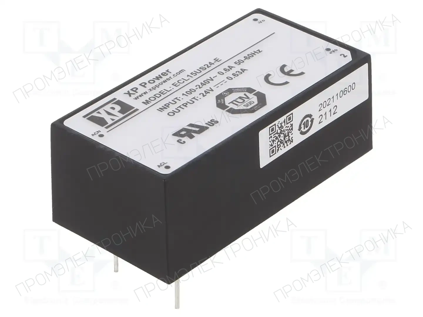 XP POWER ECL15US24-E — Преобразователи AC/DC для PCB