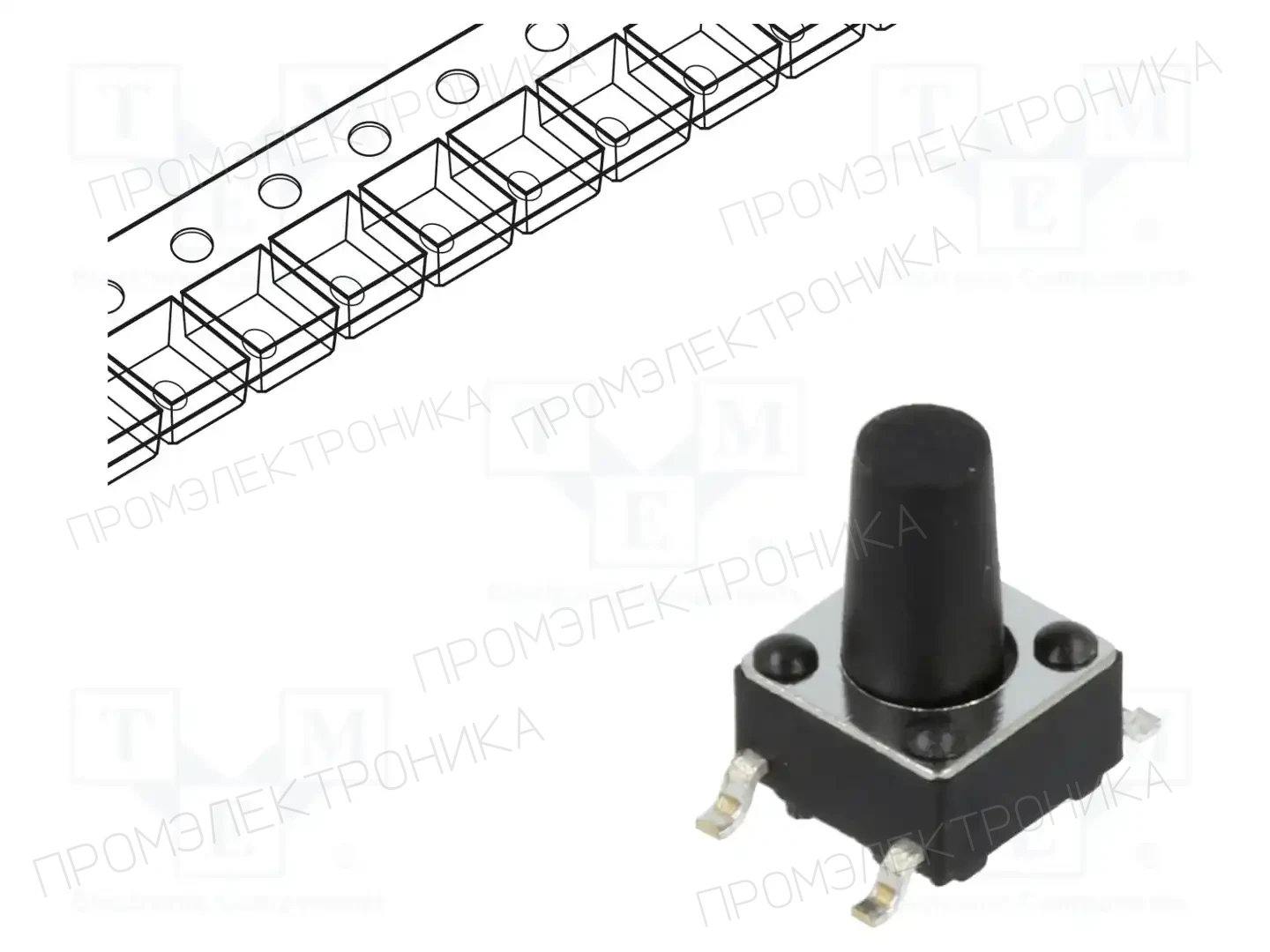 CONNFLY DS1042-03-114KKR16010 — Микропереключатели TACT