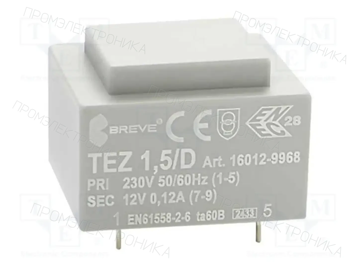 BREVE TUFVASSONS 16012-9968 — Трансформаторы PCB