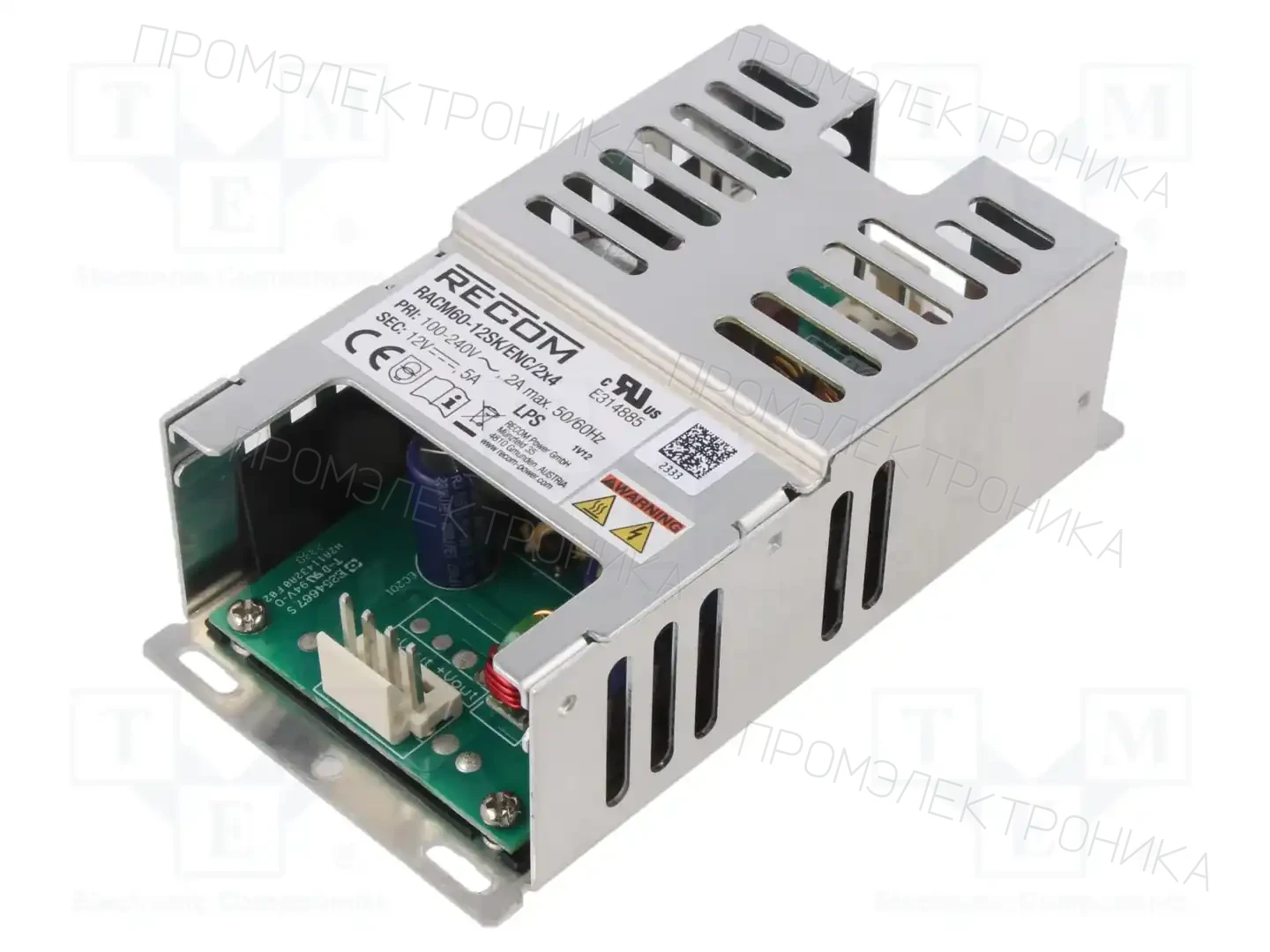 RECOM RACM60-12SK/ENC/2X4 — Блоки питания для встраивания