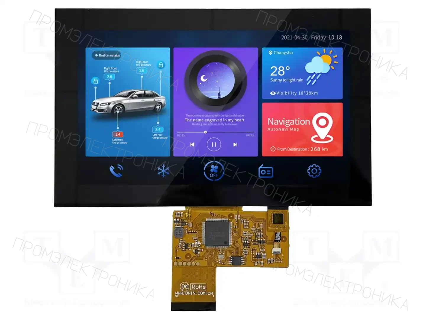 Dwin Technology DMG10600F070_02WTC — Интеллигентные дисплеи