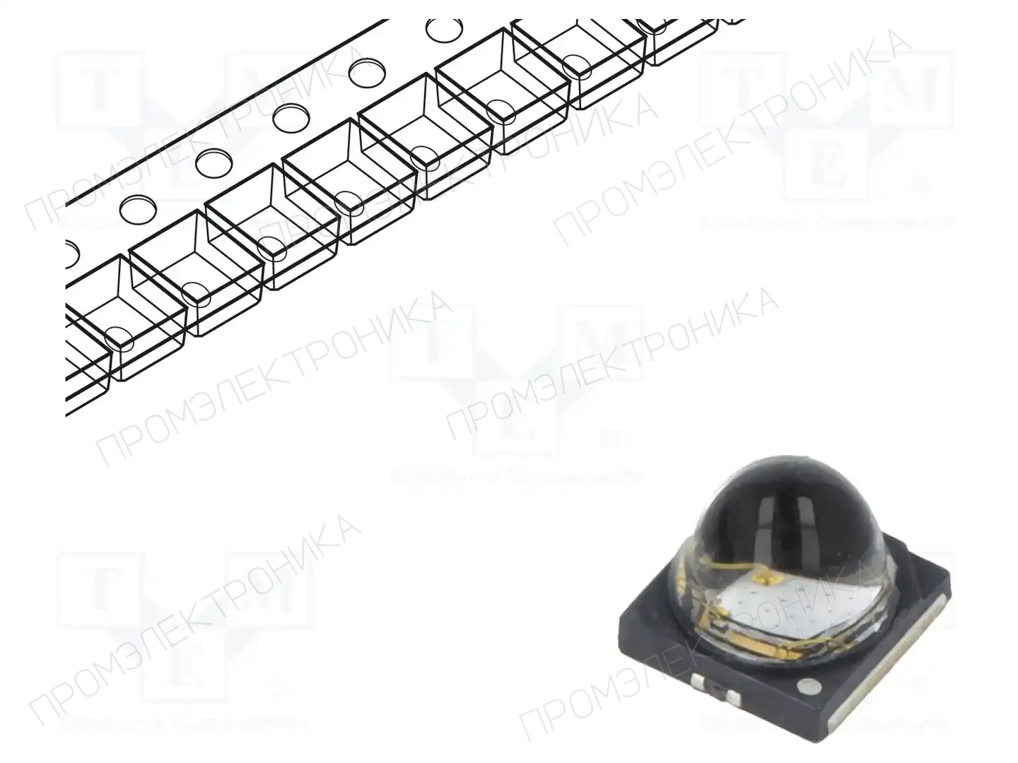 ProLight Opto PK2B-3LLE-GNVL — Светодиоды УФ