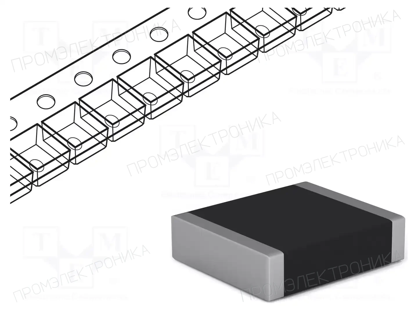 KYOCERA AVX CB047D0474JBC — Пленочные конденсаторы SMD