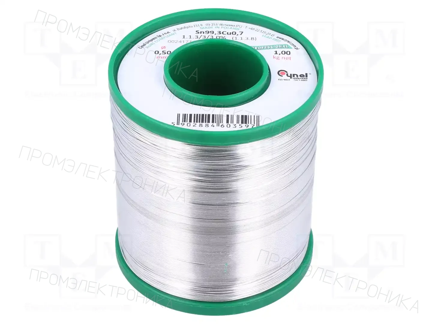 CYNEL SN99CU1-0.5MM/1KG — Паяльные провода бессвинцовые