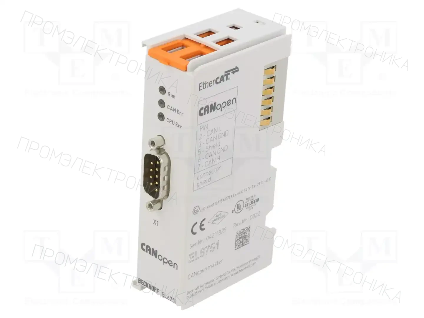 Beckhoff Automation EL6751 — Системы и модули ввода/вывода (I/O)