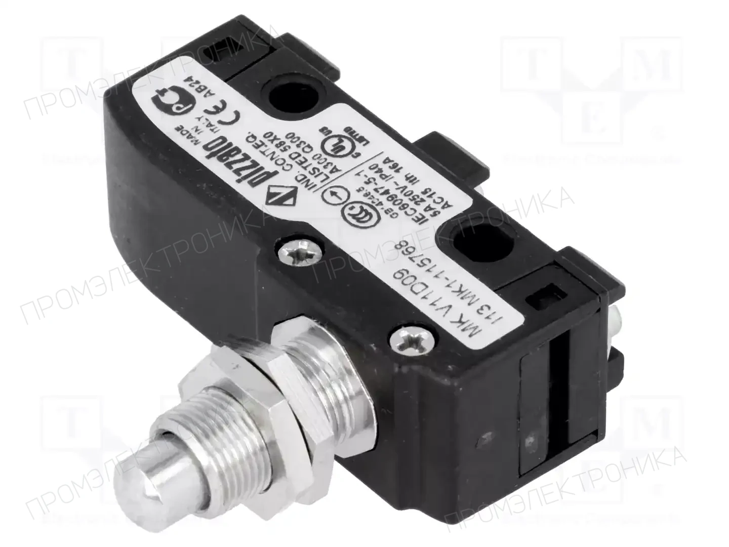 PIZZATO ELETTRICA MK V11D09 — Микропереключатели SNAP ACTION