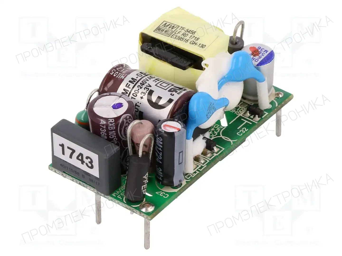 MEAN WELL MFM-05-3.3 — Преобразователи AC/DC для PCB