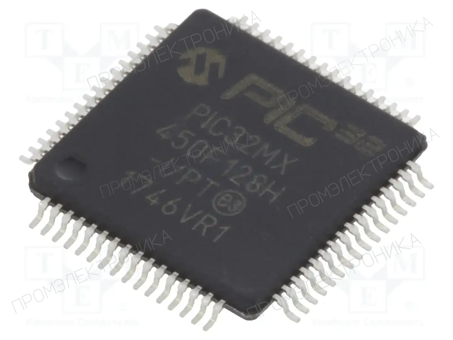 Microchip Technology PIC32MX450F128H-I/PT — Линейка PIC32 32-bit