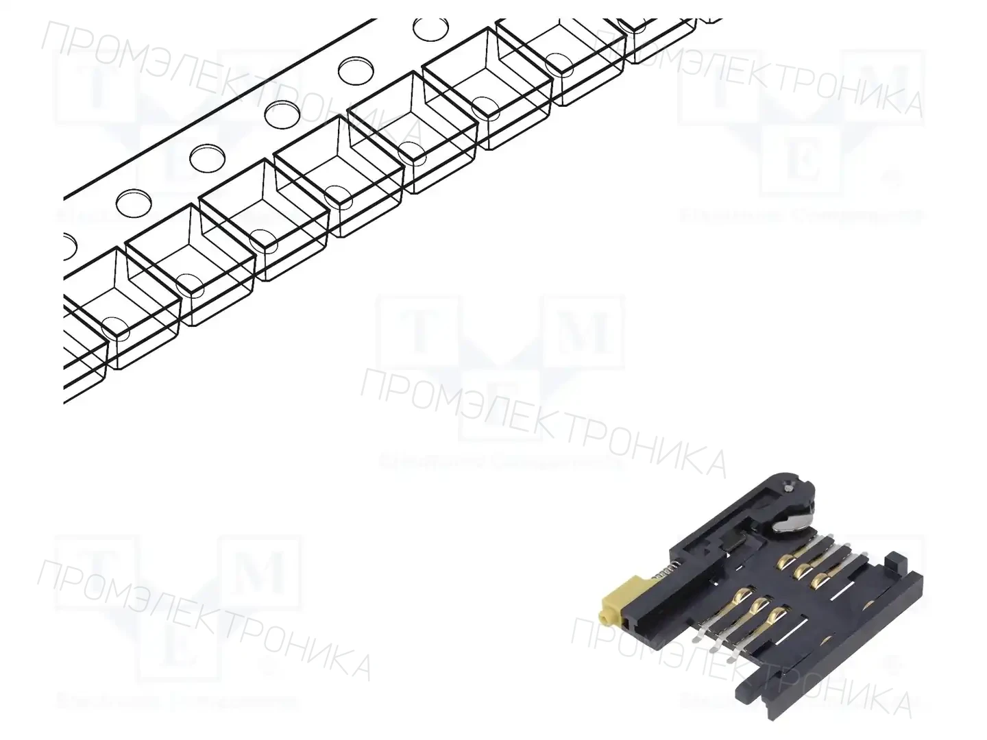 ATTEND 115T-AAA1 — Разъeмы для карт