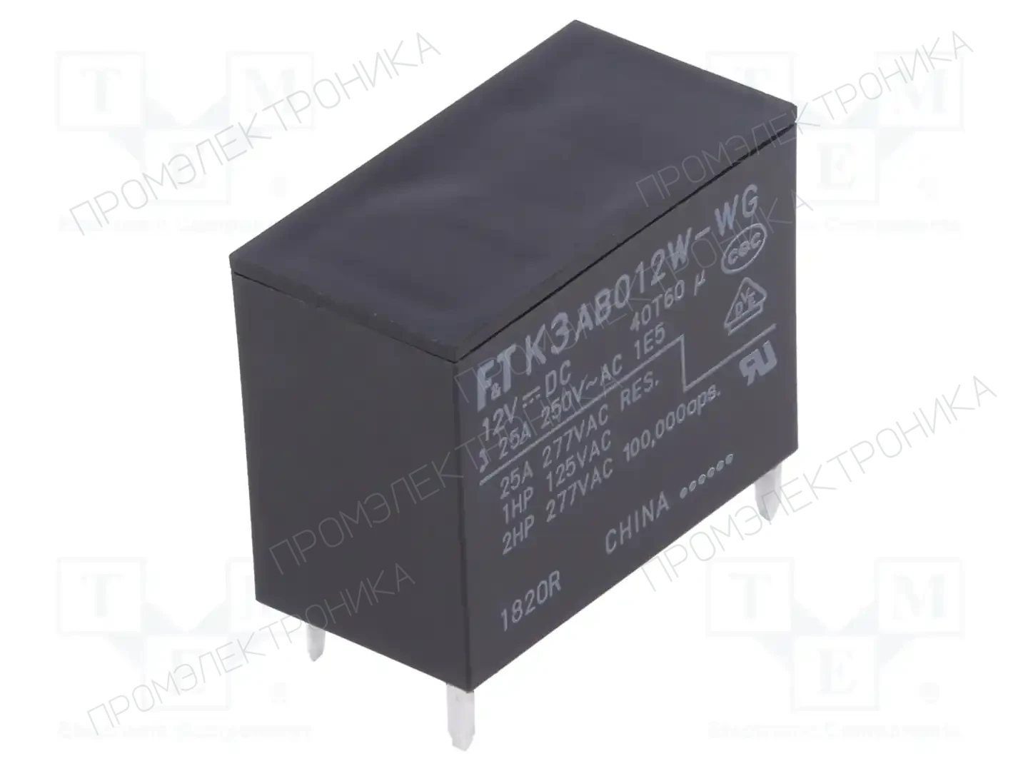 FCL Components FTR-K3AB012W-WG — Электромагнитное реле мощности