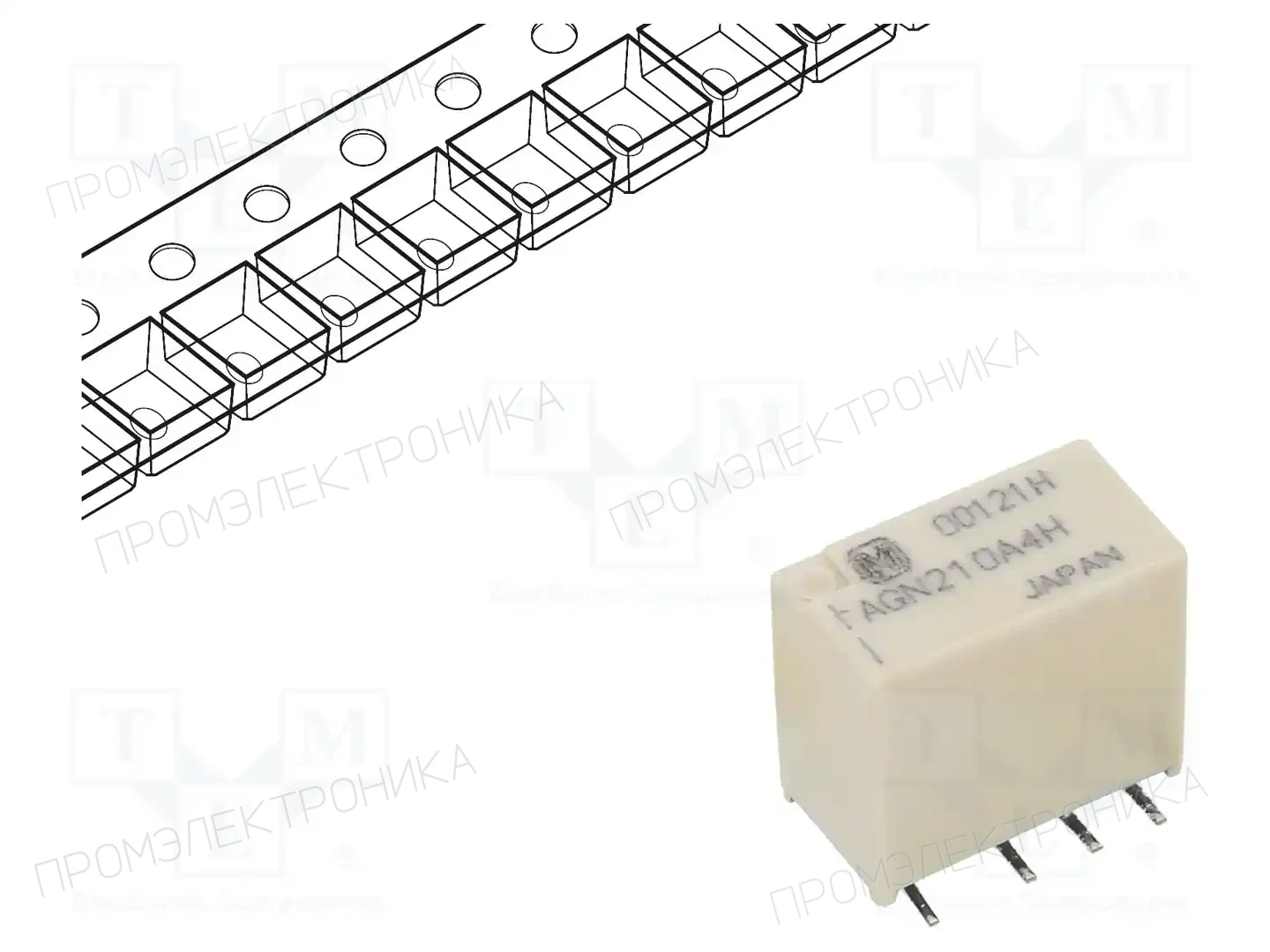 PANASONIC AGN210A4HZJ — Реле электромагн. миниатюрные