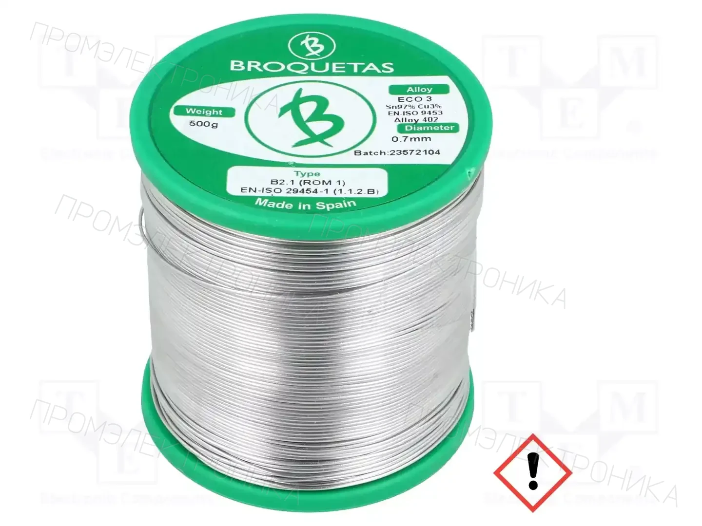 BROQUETAS ECO3 B2.1 0,7MM 500GR — Паяльные провода бессвинцовые