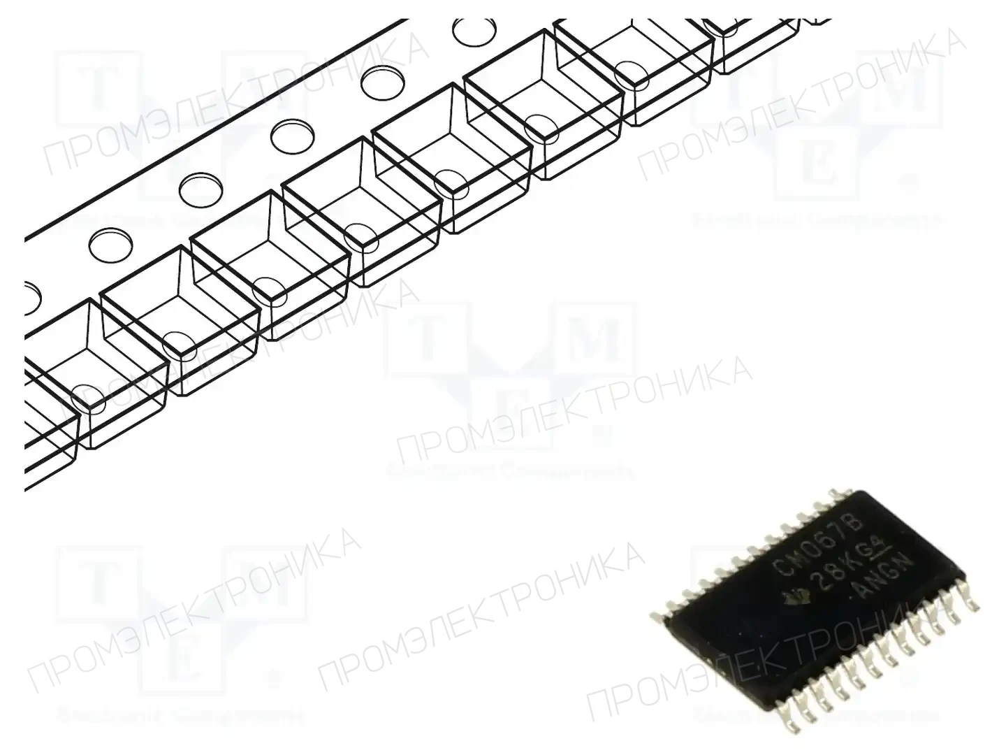 Texas Instruments CD4067BPWR — Мультиплексоры и переключатели аналог