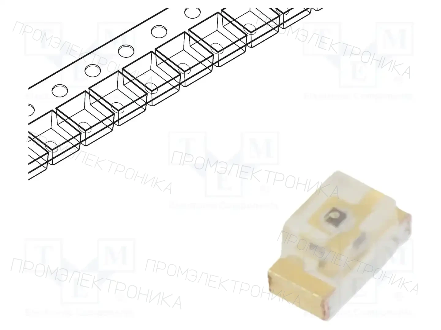 EVERLIGHT 19-21/G6C-JN1P1B/4T — Светодиоды SMD цветные