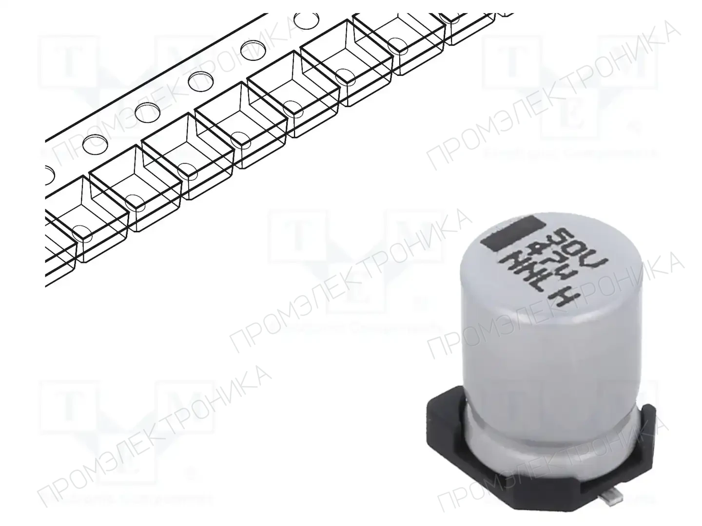 VISHAY MAL214097103E3 — Конденсаторы электролитические SMD